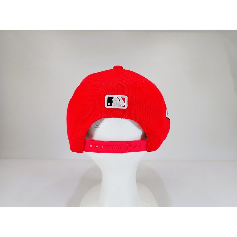 New Era 9FIFTY Cincinnati Reds Hat Ohio State Outline Snapback Red MLB - Picture 4 of 9